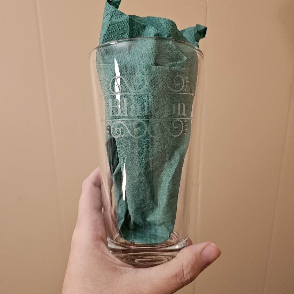 Handmade Beautiful Beacons Custom Name Glass